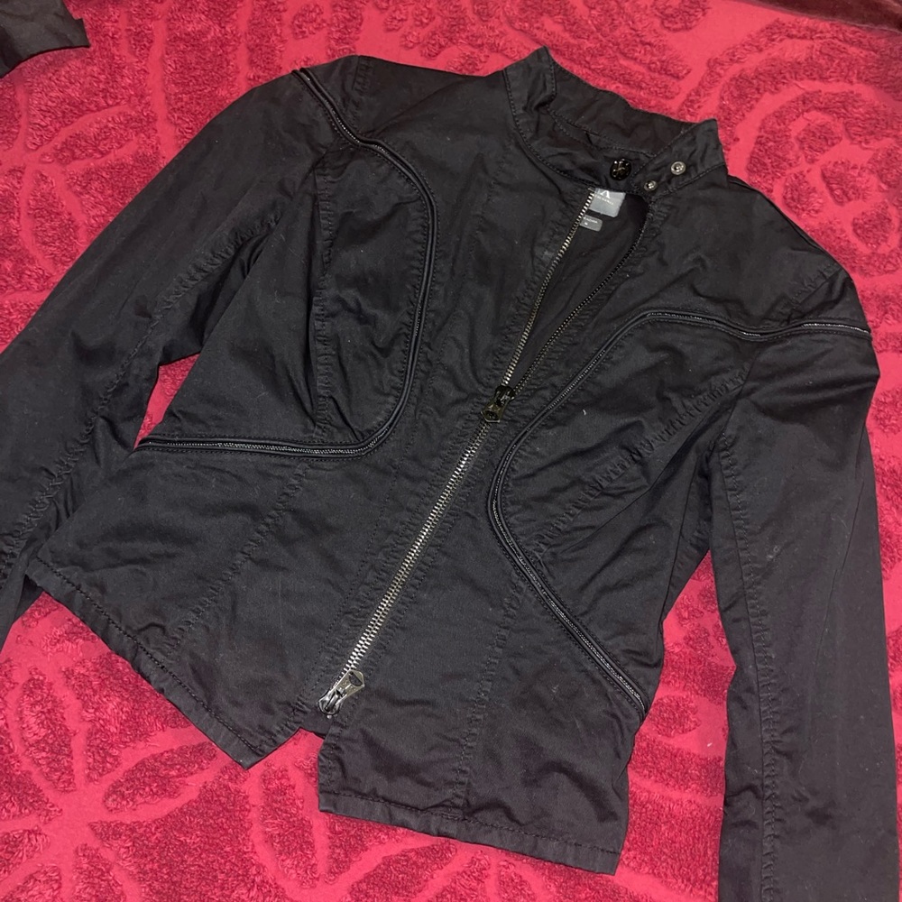 AX Armani Exchange Biker/Moto Zipper Jacket